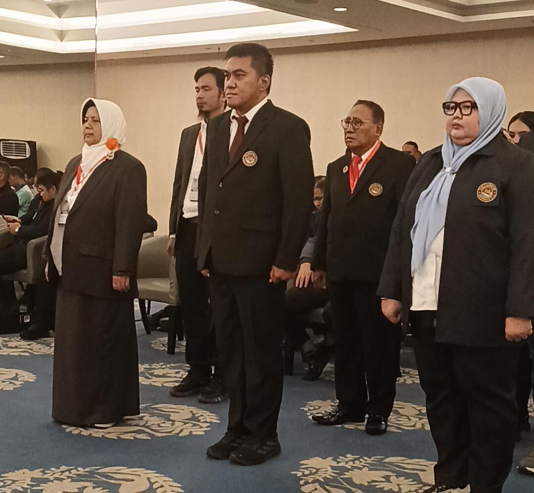Ketua Umum PB TI Letjen TNI Richard Tampubolon resmi melantik Hj. Sri Astuti sebagai Ketua Pengprov Taekwondo Indonesia (TI) Bengkulu periode 2025–2029 di Jakarta, Kamis (16/4/2026).