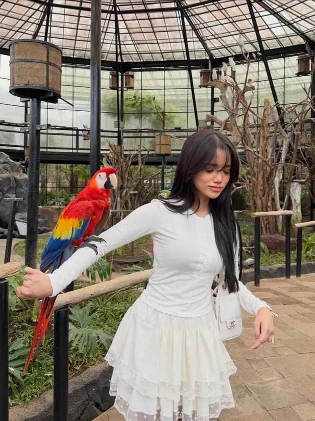 WISATA EDUKASI – Fujianti Utami Putri (Fuji) membagikan momen saat mengajak keponakannya, Gala Sky, berkunjung ke kebun binatang baru-baru ini. Dalam unggahannya, Gala terlihat antusias saat berinteraksi dan memberi makan berbagai satwa seperti gajah dan kapibara. (Foto: Instagram/@fuji_an)